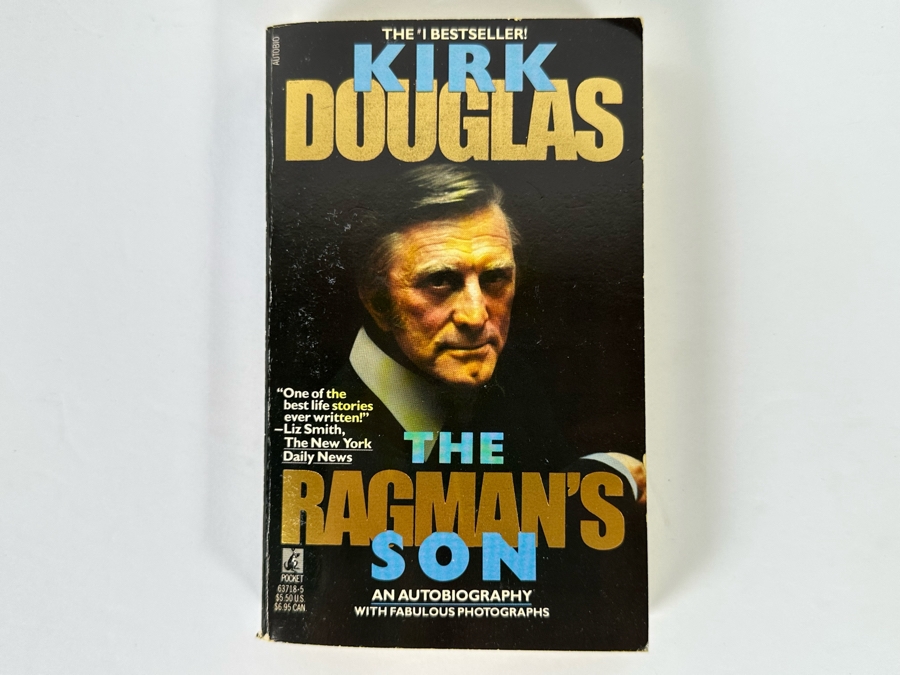 Signed Paperback Book The Ragman's Son An Autobiography With Photographs Signed By Kirk Douglas [Photo 4]