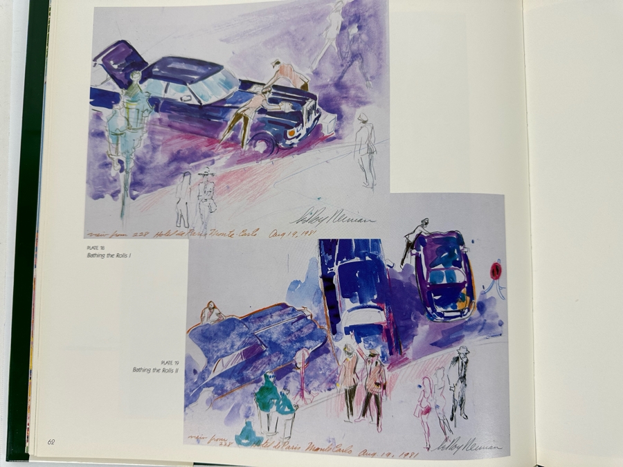 Signed Hardcover Book Monte Carlo Chase Signed By LeRoy Neiman [Photo 9]