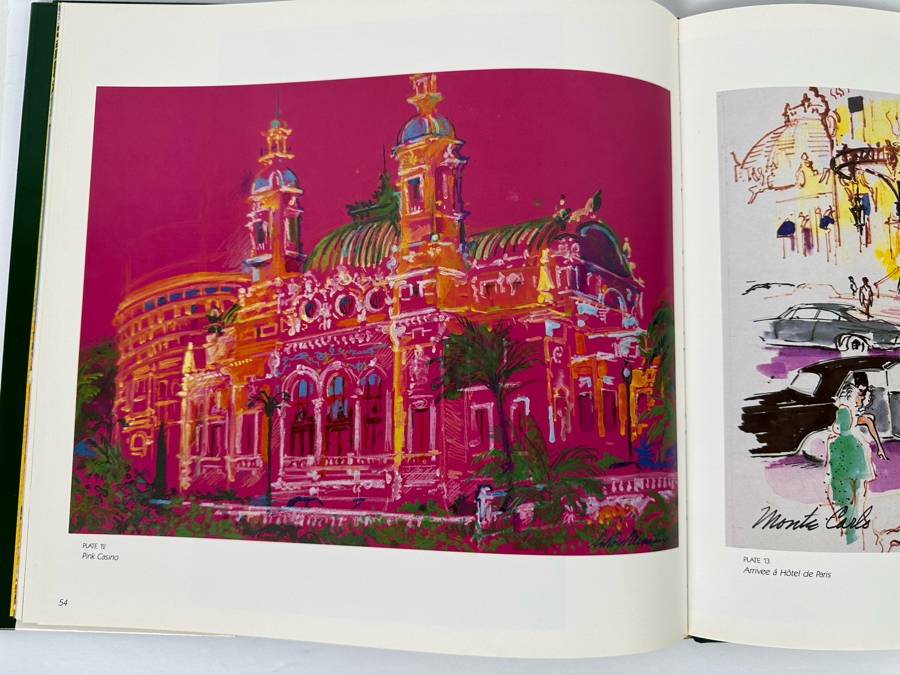 Signed Hardcover Book Monte Carlo Chase Signed By LeRoy Neiman [Photo 11]