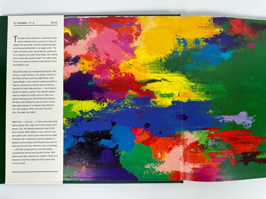 Signed Hardcover Book Monte Carlo Chase Signed By LeRoy Neiman [Photo 5]