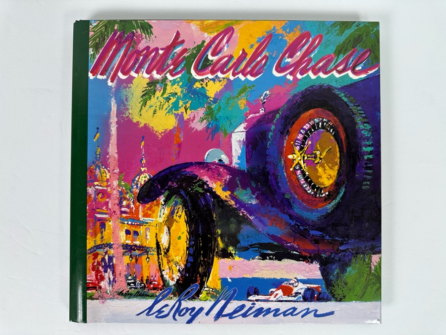 Signed Hardcover Book Monte Carlo Chase Signed By LeRoy Neiman [Photo 4]