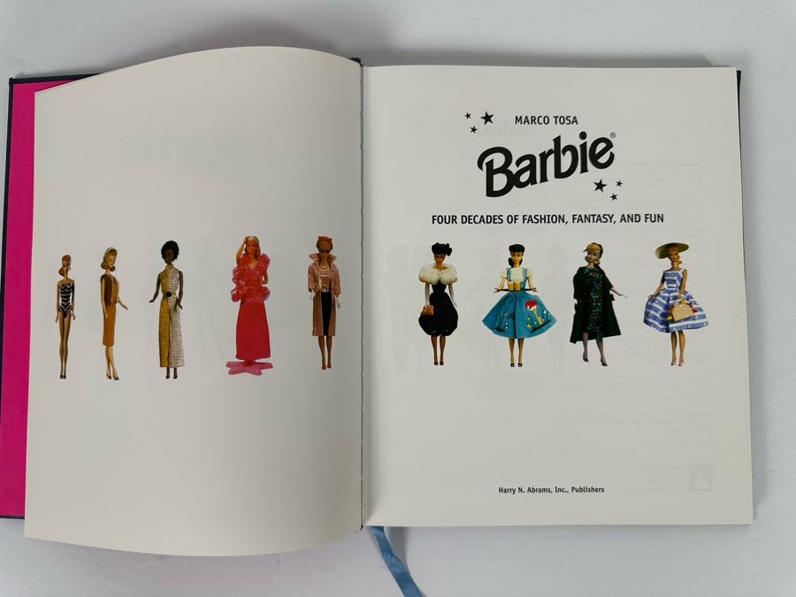 Barbie Four Decades Of Fashion, Fantasy, And Fun Hardcover Leather Bound Easton Press Book Published By Harry N. Abrams 1998 [Photo 5]