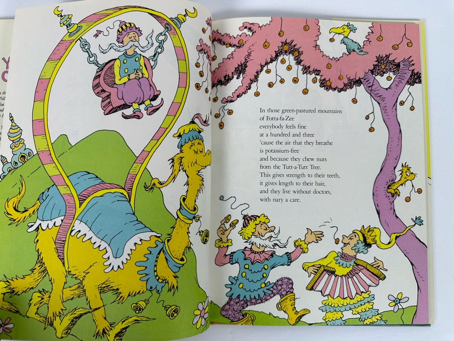 First Edition Hardcover Book You're Only Old Once! By Dr. Seuss A Book For Obsolete Children 1986 [Photo 7]