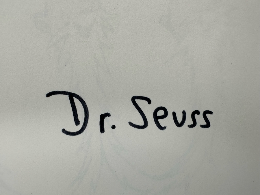 Signed Limited First Edition Hardcover Specially Bound Book With Slipcase You're Only Old Once! By Dr. Seuss A Book For Obsolete Children 1986 Numbered 185 Of 500 Signed By Dr. Seuss [Photo 4]