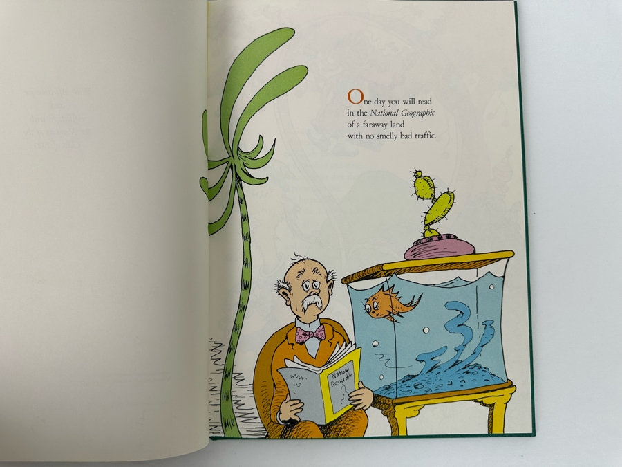 Signed Limited First Edition Hardcover Specially Bound Book With Slipcase You're Only Old Once! By Dr. Seuss A Book For Obsolete Children 1986 Numbered 185 Of 500 Signed By Dr. Seuss [Photo 13]