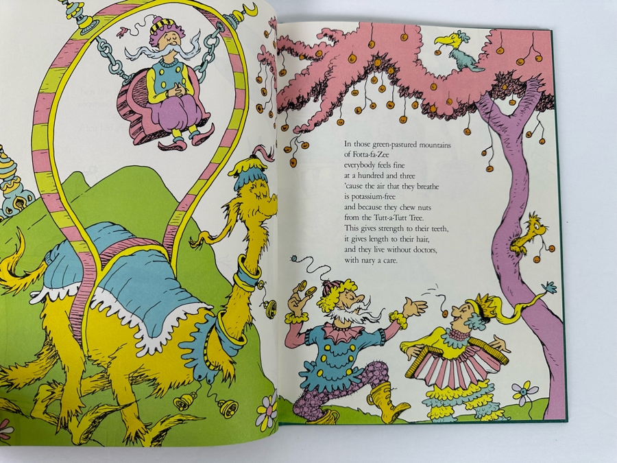 Signed Limited First Edition Hardcover Specially Bound Book With Slipcase You're Only Old Once! By Dr. Seuss A Book For Obsolete Children 1986 Numbered 185 Of 500 Signed By Dr. Seuss [Photo 14]