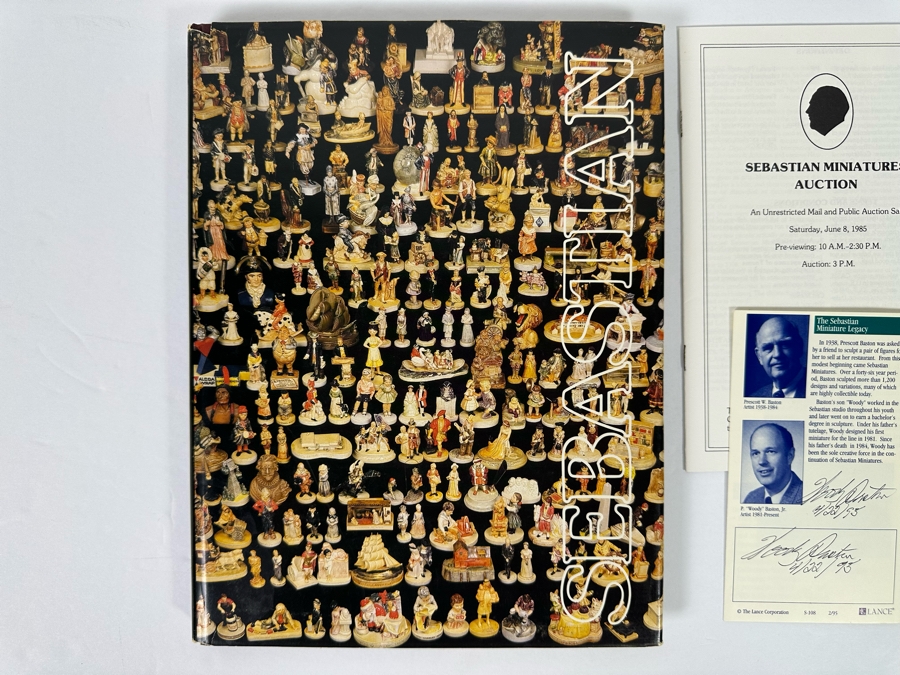 Signed Limited Edition Hardcover Book The Sebastian Miniature Collection Signed By Dr. Glenn S. Johnson And Woody Baston [Photo 4]