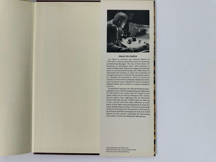 Signed Limited Edition Hardcover Book The Sebastian Miniature Collection Signed By Dr. Glenn S. Johnson And Woody Baston [Photo 16]