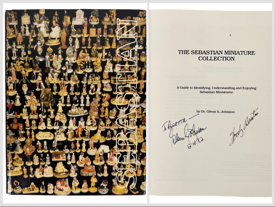 Signed Limited Edition Hardcover Book The Sebastian Miniature Collection Signed By Dr. Glenn S. Johnson And Woody Baston [Photo 1]