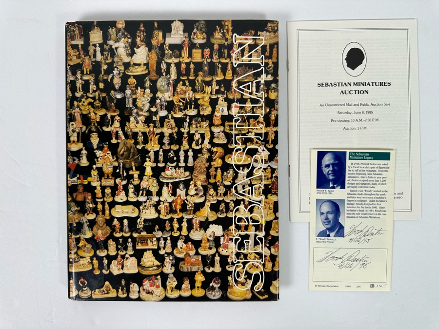 Signed Limited Edition Hardcover Book The Sebastian Miniature Collection Signed By Dr. Glenn S. Johnson And Woody Baston [Photo 5]