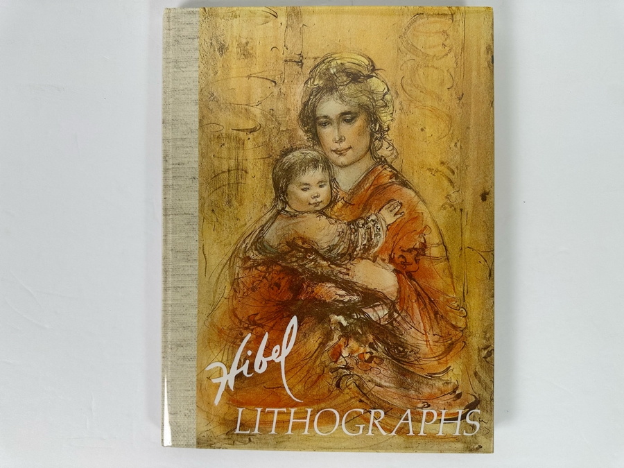 Signed First Priting Edition Hardcover Book Hibel Lithographs Signed By Edna Hibel 1977 [Photo 4]