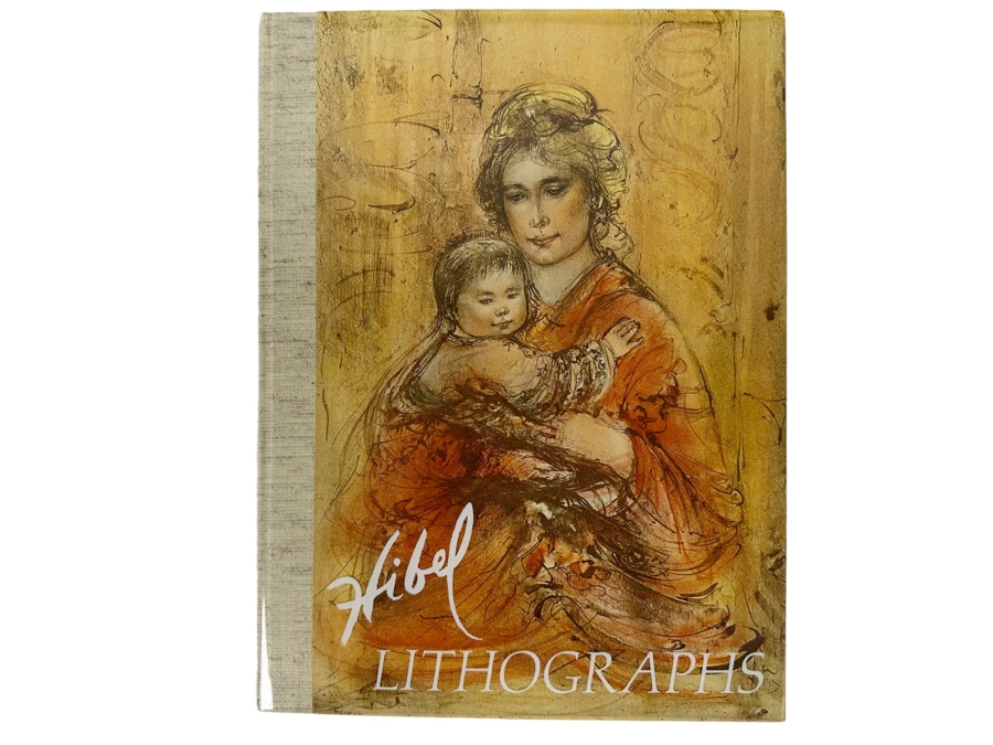 Signed First Priting Edition Hardcover Book Hibel Lithographs Signed By Edna Hibel 1977 [Photo 3]