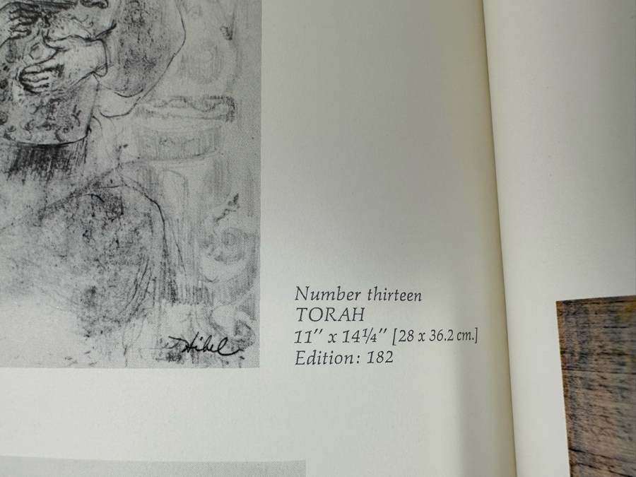 Signed First Priting Edition Hardcover Book Hibel Lithographs Signed By Edna Hibel 1977 [Photo 17]