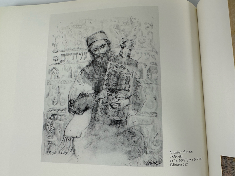 Signed First Priting Edition Hardcover Book Hibel Lithographs Signed By Edna Hibel 1977 [Photo 15]