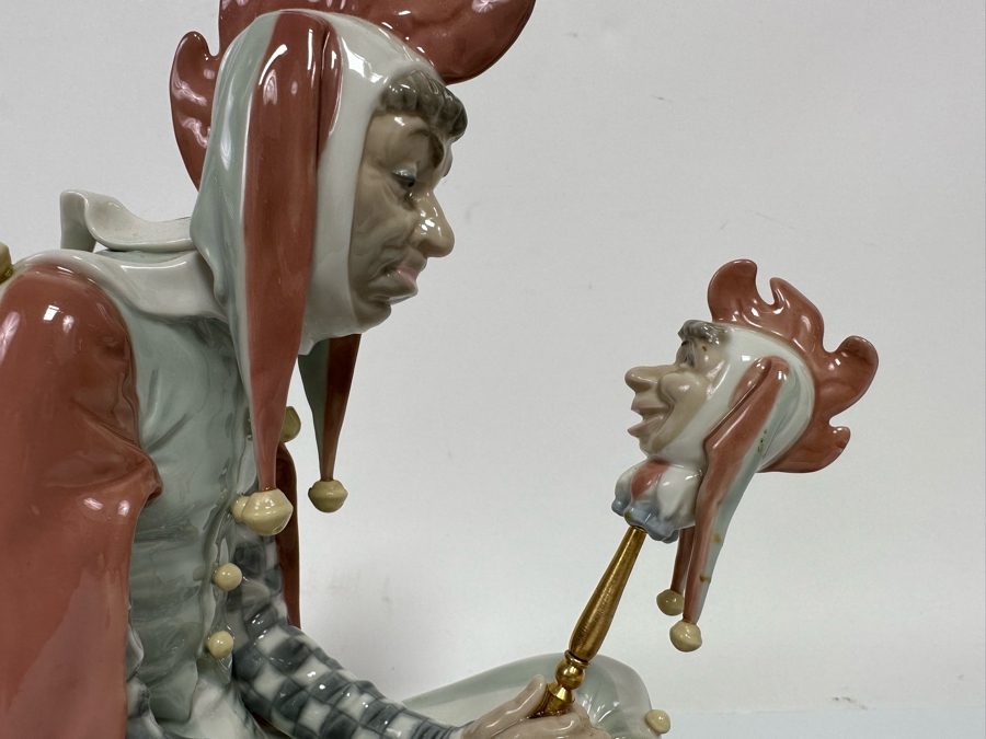 Limited Edition Norman Rockwell Court Jester Figurine By Lladro Numbered 454 Of 5,000 9H [Photo 11]