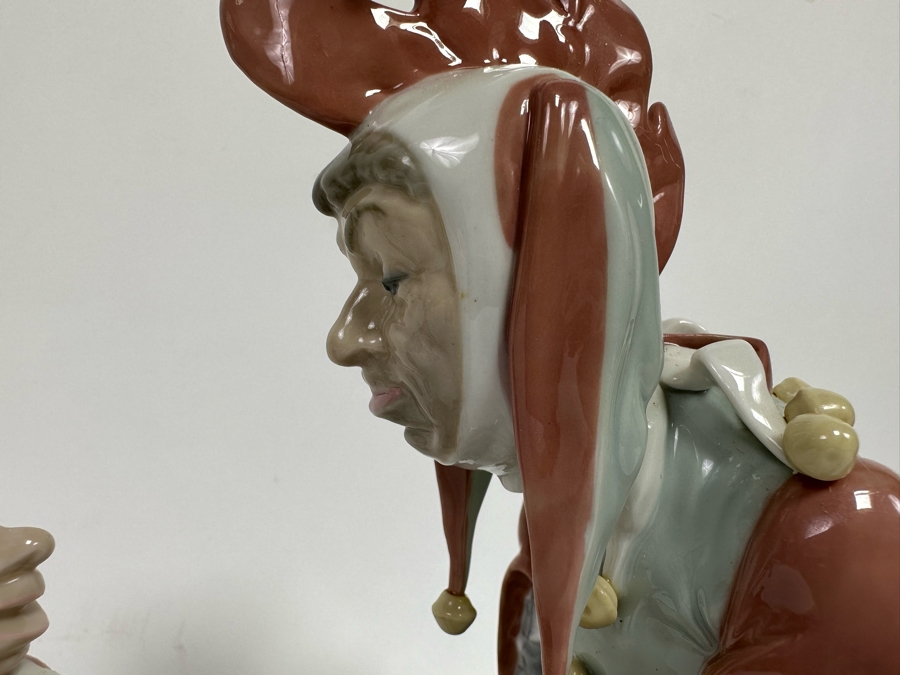 Limited Edition Norman Rockwell Court Jester Figurine By Lladro Numbered 454 Of 5,000 9H [Photo 5]