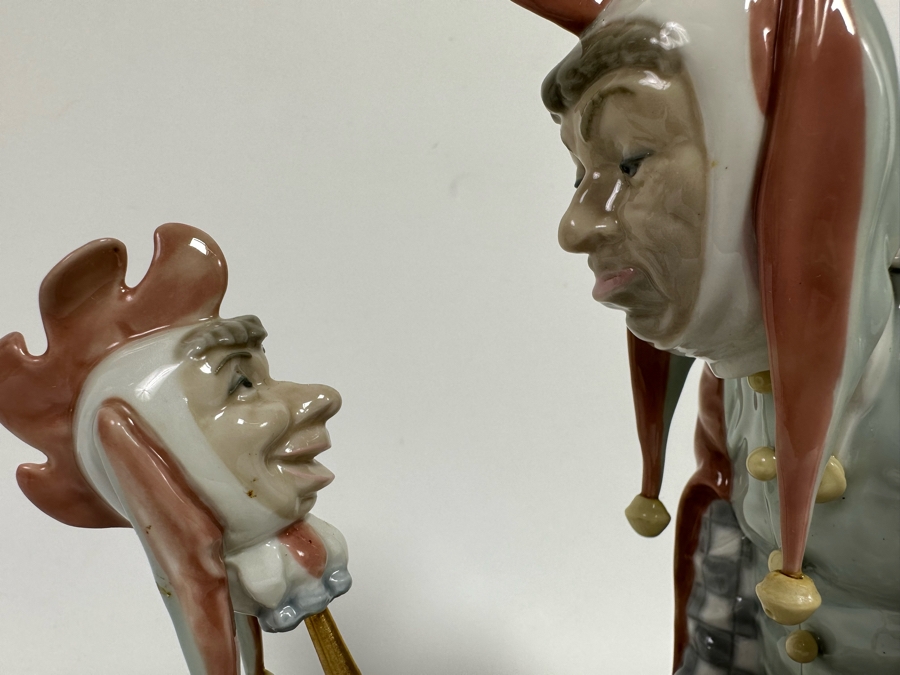 Limited Edition Norman Rockwell Court Jester Figurine By Lladro Numbered 454 Of 5,000 9H [Photo 6]