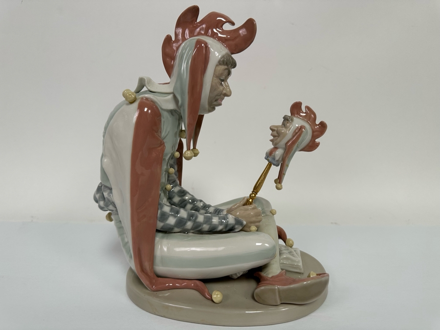 Limited Edition Norman Rockwell Court Jester Figurine By Lladro Numbered 454 Of 5,000 9H [Photo 10]