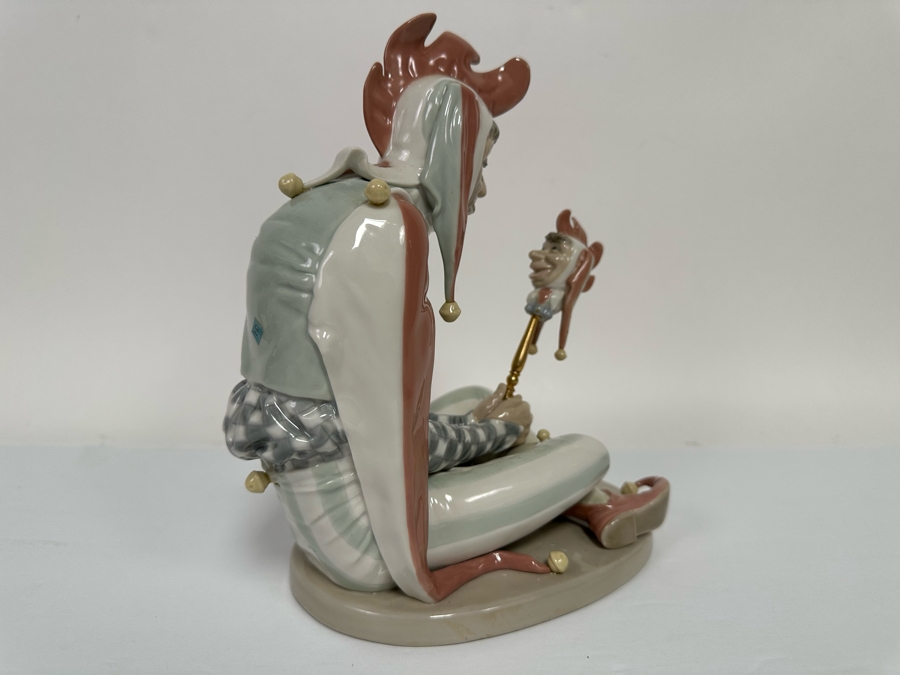 Limited Edition Norman Rockwell Court Jester Figurine By Lladro Numbered 454 Of 5,000 9H [Photo 8]