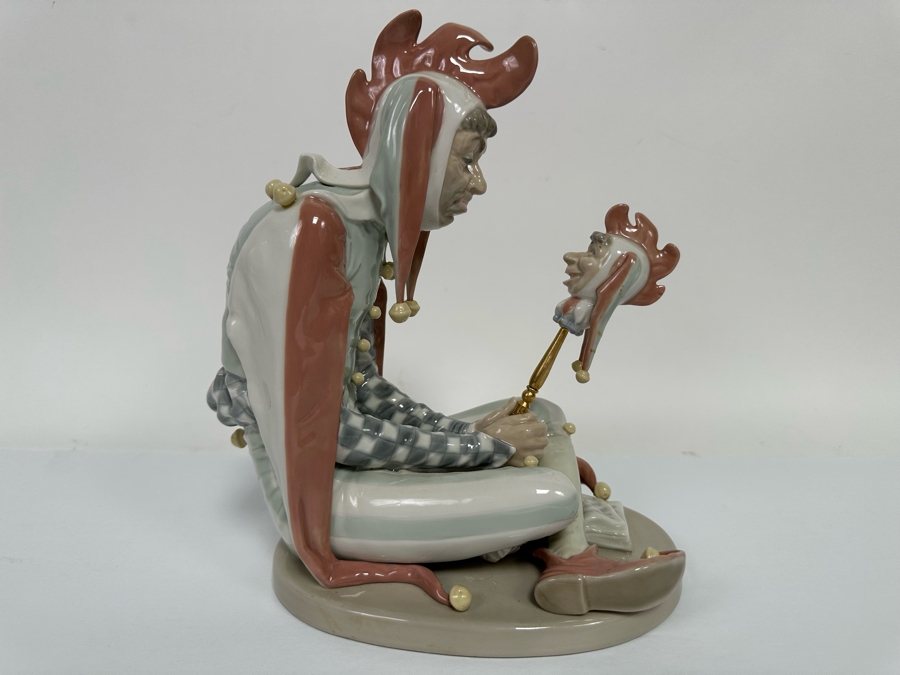 Limited Edition Norman Rockwell Court Jester Figurine By Lladro Numbered 454 Of 5,000 9H [Photo 9]
