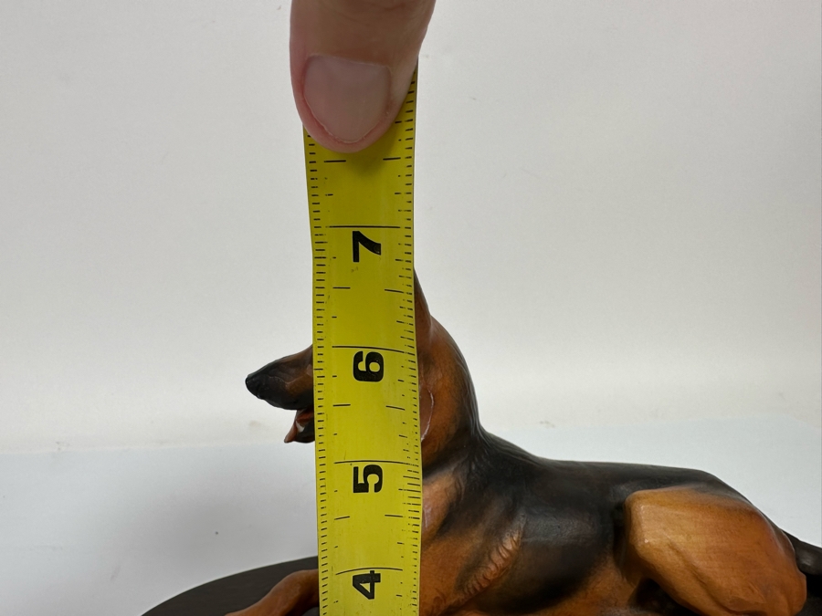 Helmut Diller (1911-1984) Rare Carved Wooden German Shepherd Wood Carving By ANRI Italy 12.5W X 6D X 7.5H [Photo 20]