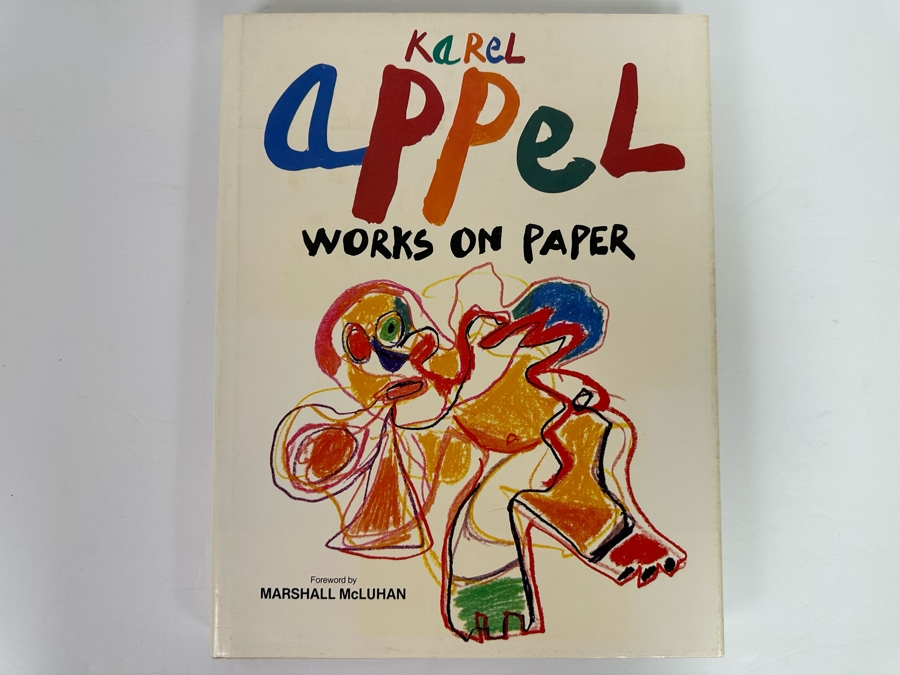 First Edition Hardcover Book Karel Appel Works On Paper 1980 [Photo 2]