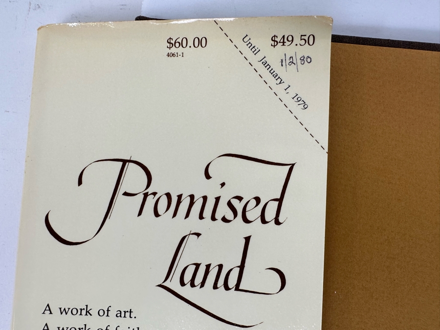 Limited First Edition Hardcover Book Promised Land By Leon Uris, Abba Eban & Gordon Wetmore 1978 [Photo 4]