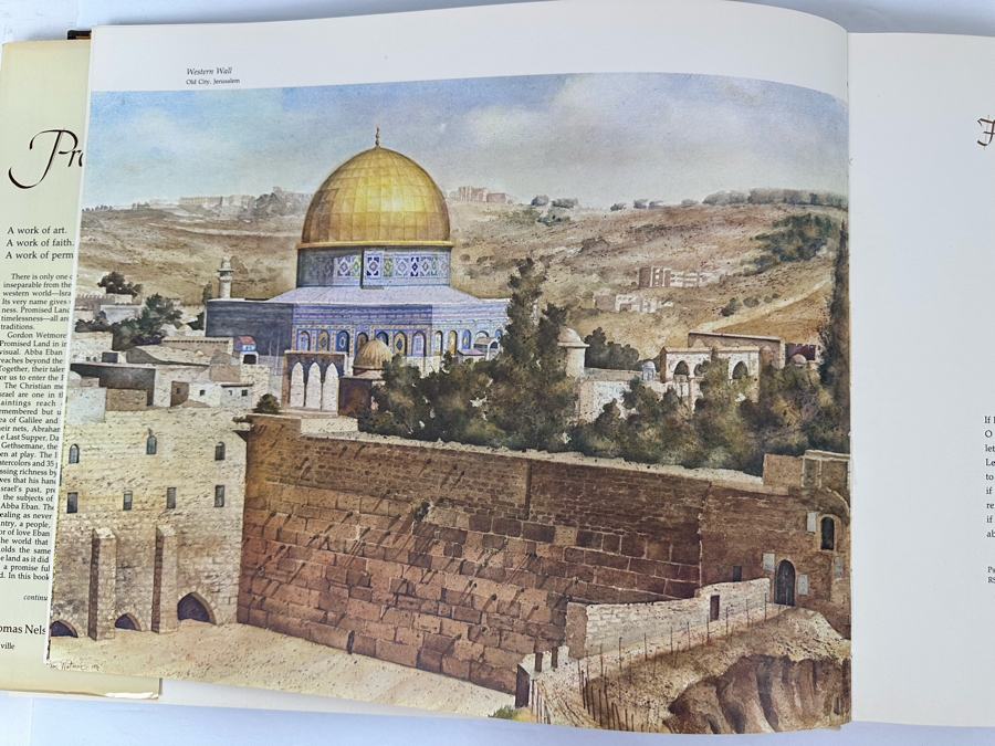 Limited First Edition Hardcover Book Promised Land By Leon Uris, Abba Eban & Gordon Wetmore 1978 [Photo 8]