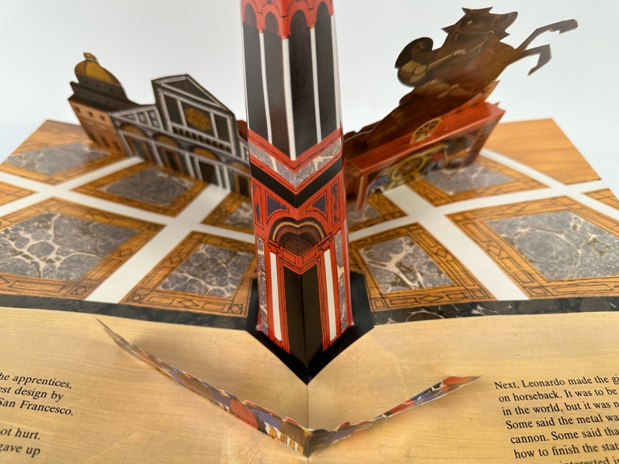 First Edition Leonardo Da Vinci Pop-Up Book 1984 [Photo 5]
