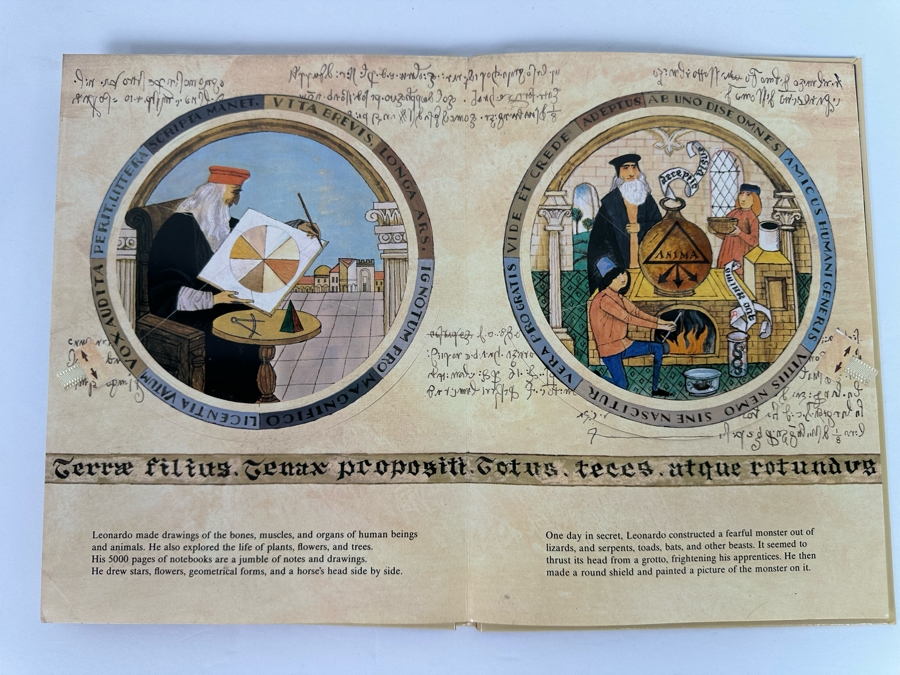 First Edition Leonardo Da Vinci Pop-Up Book 1984 [Photo 6]