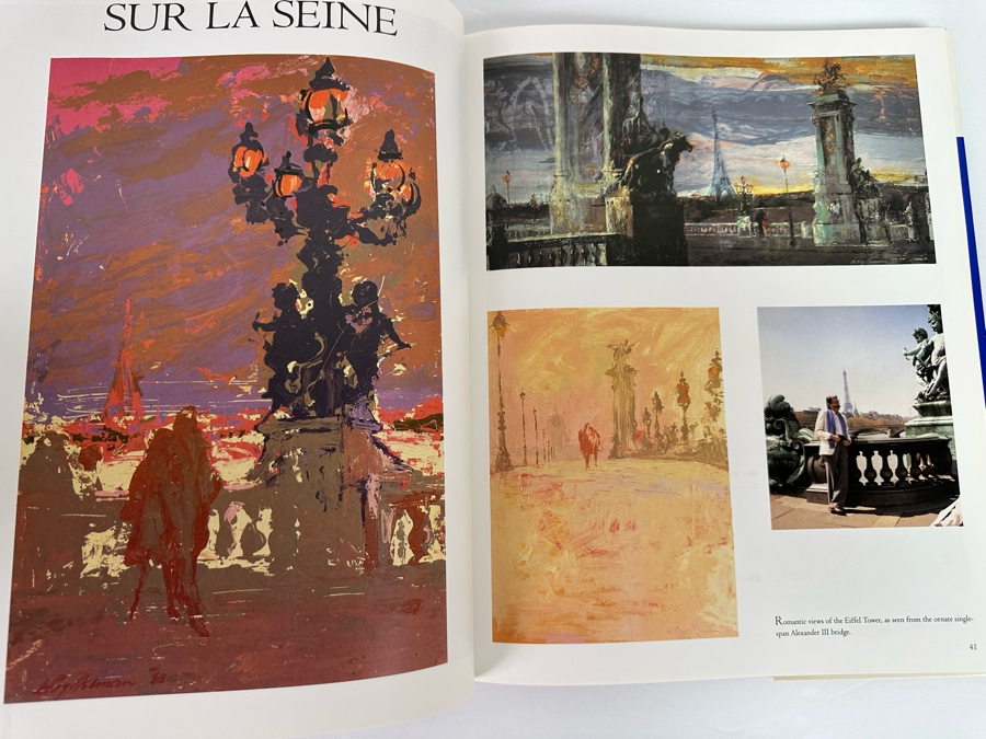Signed First Edition Hardcover Book LeRoy Neiman An American In Paris Signed By LeRoy Neiman 1994 [Photo 18]