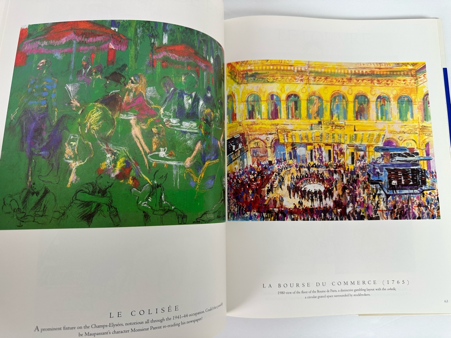 Signed First Edition Hardcover Book LeRoy Neiman An American In Paris Signed By LeRoy Neiman 1994 [Photo 17]