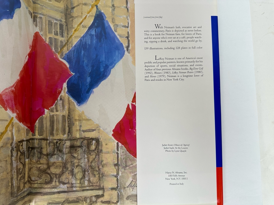 Signed First Edition Hardcover Book LeRoy Neiman An American In Paris Signed By LeRoy Neiman 1994 [Photo 19]
