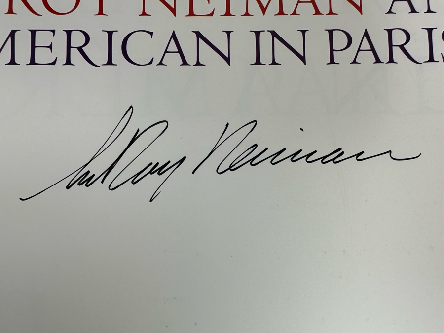 Signed First Edition Hardcover Book LeRoy Neiman An American In Paris Signed By LeRoy Neiman 1994 [Photo 8]
