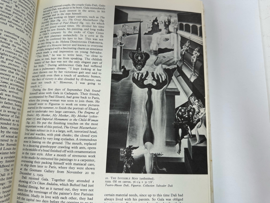 First Edition Hardcover Book Salvador Dali By Robert Descharnes 1976 [Photo 9]