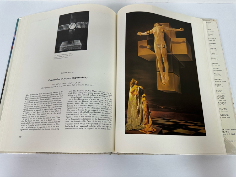 First Edition Hardcover Book Salvador Dali By Robert Descharnes 1976 [Photo 17]