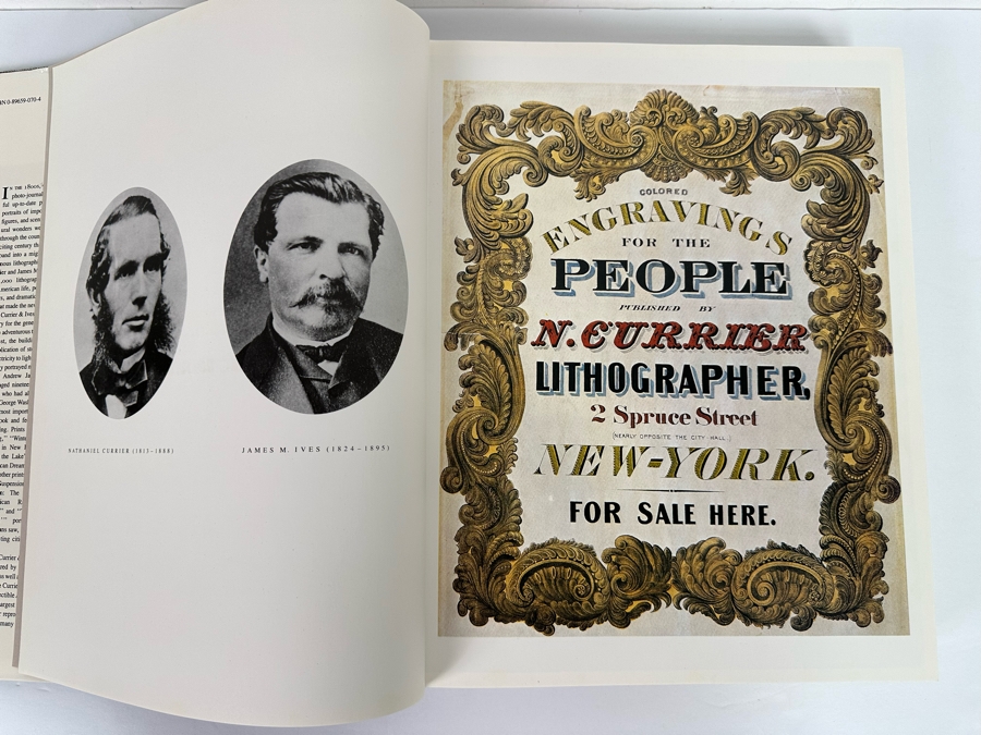 First Edition Hardcover Book The Great Book Of Currier & Ives' America 1979 [Photo 6]
