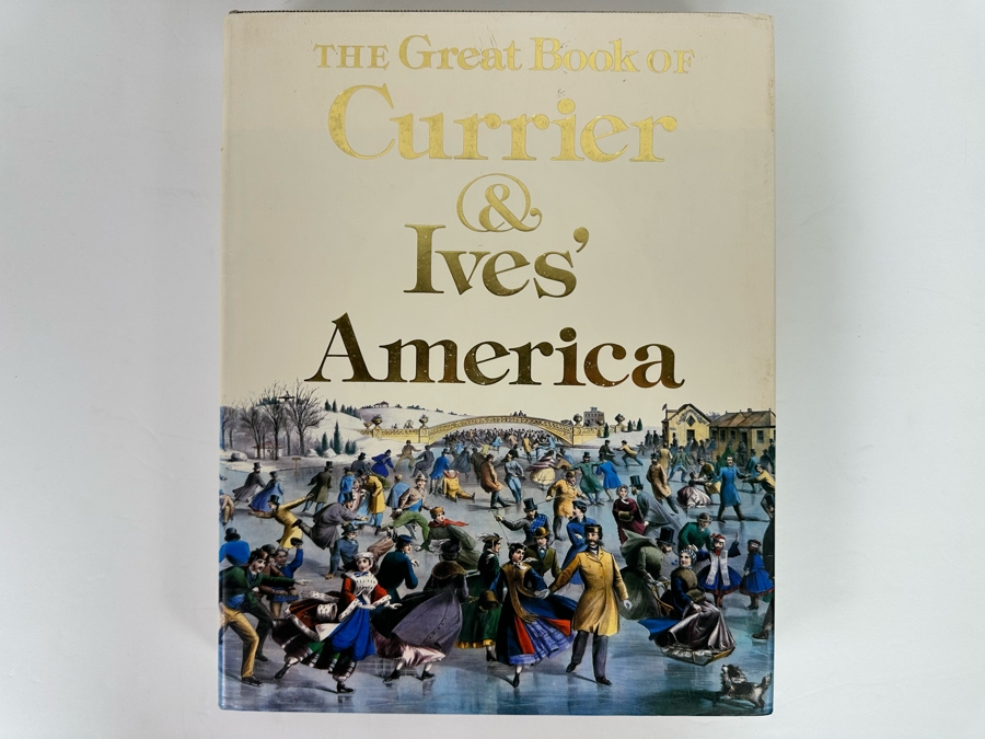 First Edition Hardcover Book The Great Book Of Currier & Ives' America 1979 [Photo 2]