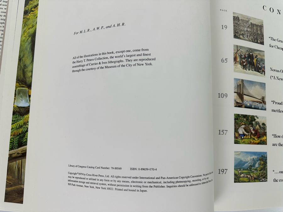 First Edition Hardcover Book The Great Book Of Currier & Ives' America 1979 [Photo 11]