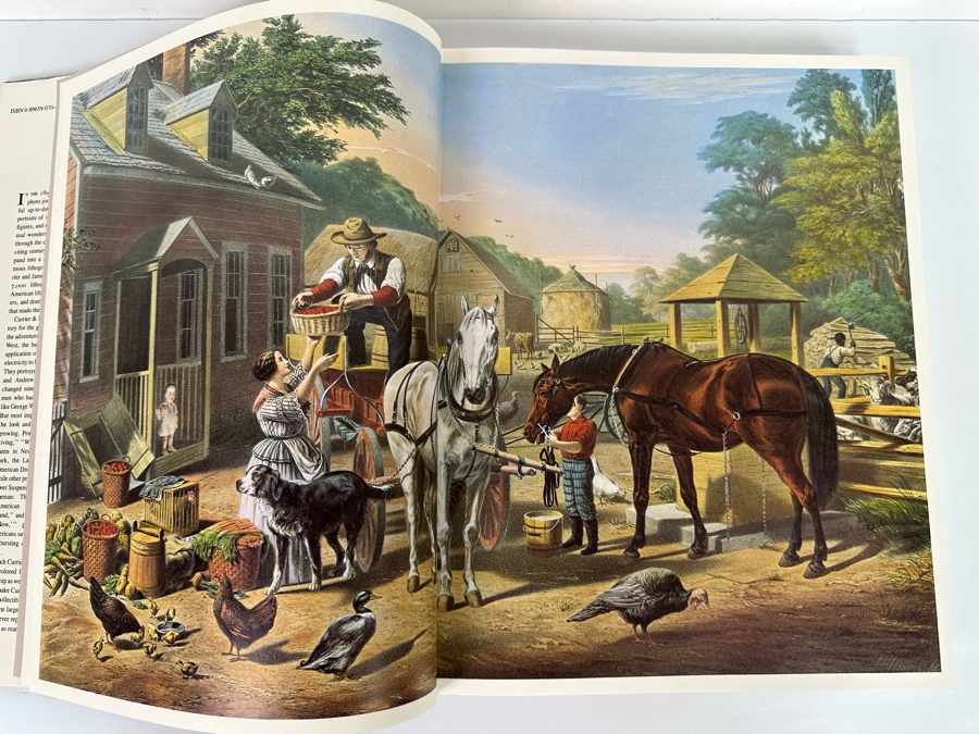 First Edition Hardcover Book The Great Book Of Currier & Ives' America 1979 [Photo 7]