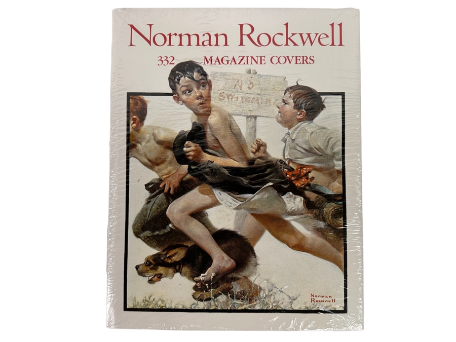 Sealed Norman Rockwell Hardcover Book 332 Magazine Covers Published By Artabras