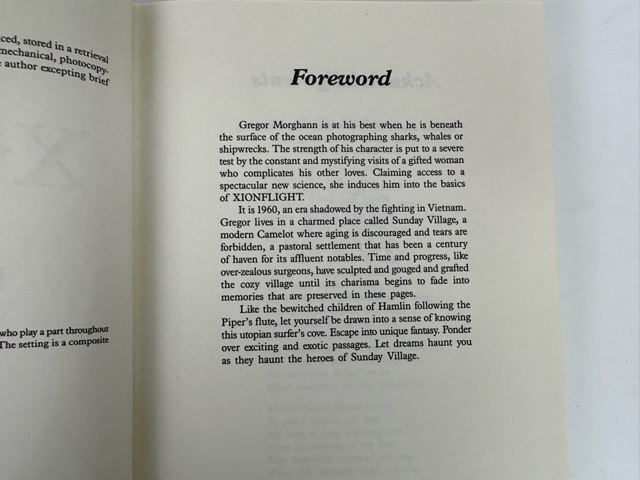 Limited First Edition Hardcover Book Xionflight By Patricia Weber 1986 [Photo 9]