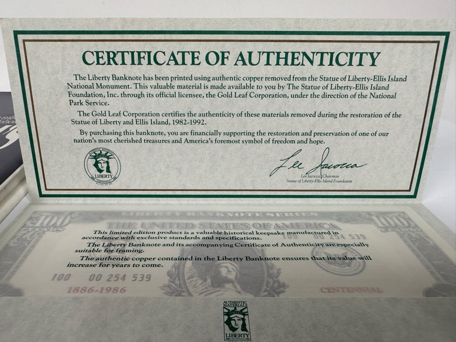 First Edition Hardcover Book Freedom's Holy Light By Richard H. Schneider With A Liberty Banknote [Photo 10]