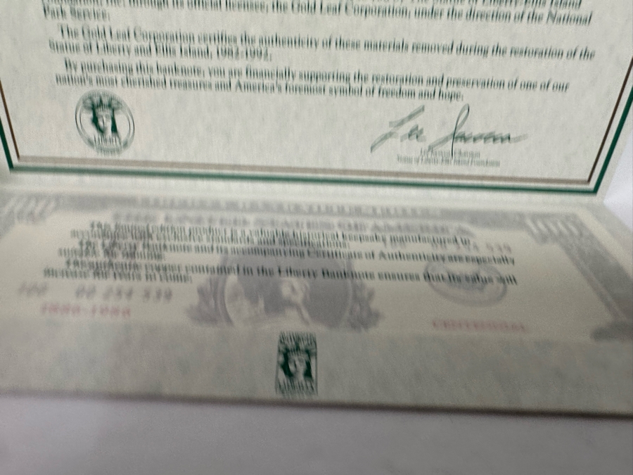 First Edition Hardcover Book Freedom's Holy Light By Richard H. Schneider With A Liberty Banknote [Photo 12]