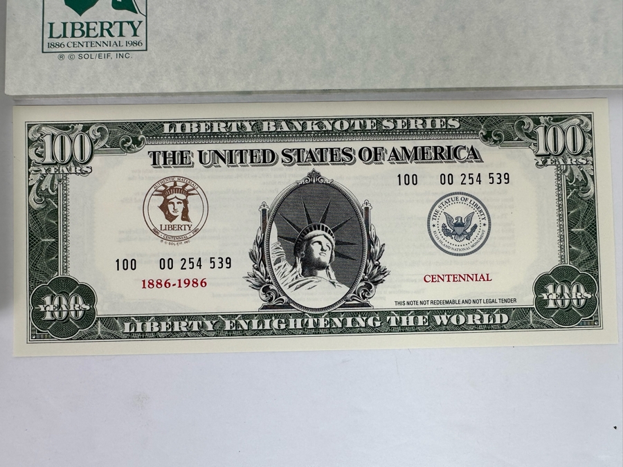 First Edition Hardcover Book Freedom's Holy Light By Richard H. Schneider With A Liberty Banknote [Photo 4]