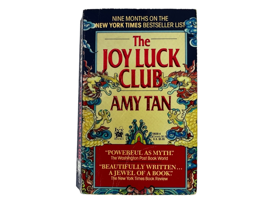 Signed Paperback Book The Joy Luck Club Signed By Amy Tan 1990 [Photo 3]