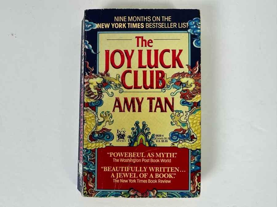 Signed Paperback Book The Joy Luck Club Signed By Amy Tan 1990 [Photo 4]