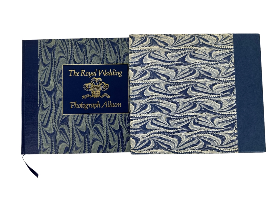 First Edition Hardcover Book With Slipcase By The Easton Press The Royal Wedding Photograph Album 1981