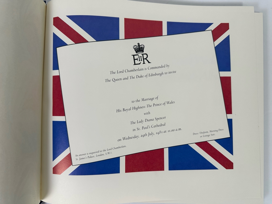 First Edition Hardcover Book With Slipcase By The Easton Press The Royal Wedding Photograph Album 1981 [Photo 7]