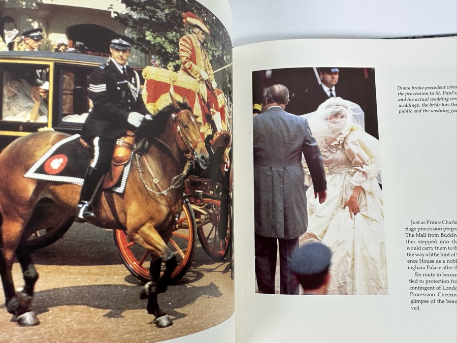 First Edition Hardcover Book With Slipcase By The Easton Press The Royal Wedding Photograph Album 1981 [Photo 12]